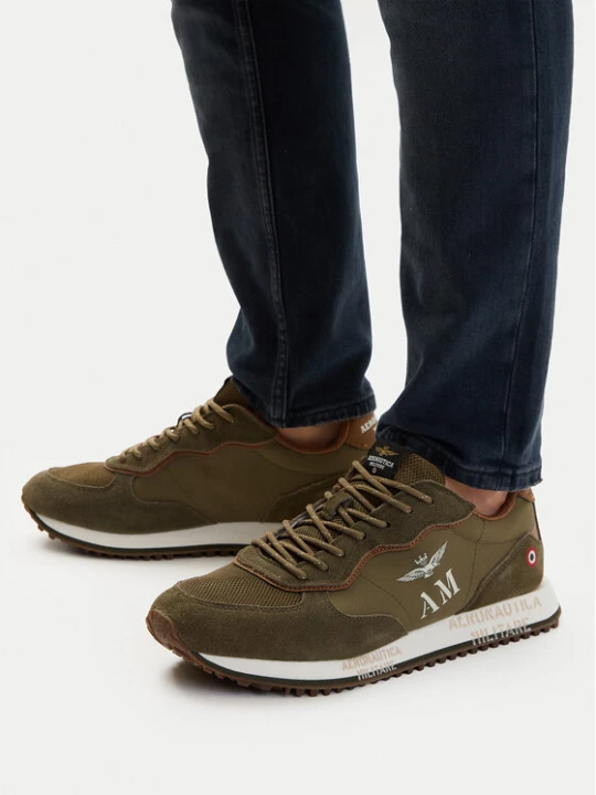 Zdjęcie produktu Sneakersy Aeronautica Militare 261SC0320UPL00313 Khaki
