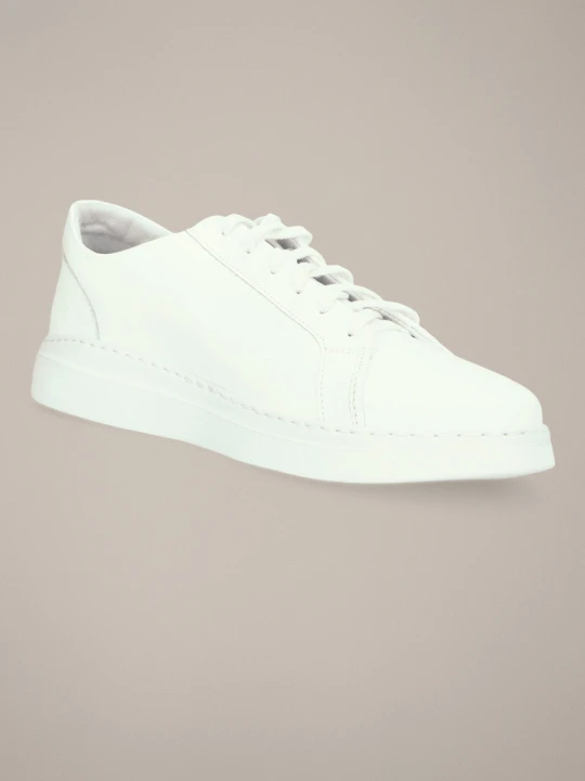 Zdjęcie produktu Sneakersy Agatino Białe Lancerto
