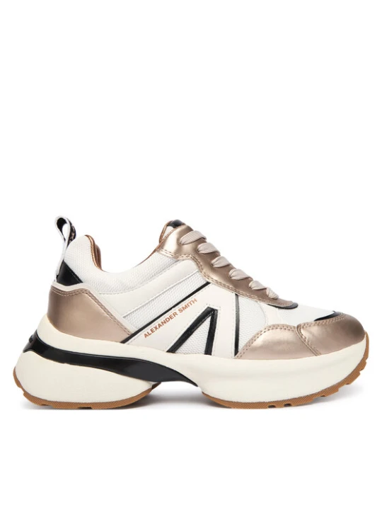 Zdjęcie produktu Sneakersy Alexander Smith Victoria ASBCVIW-1175-PLB Złoty