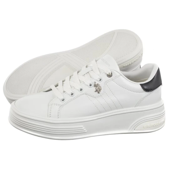 Zdjęcie produktu Sneakersy Asuka001A Whi-Blk ASUKA001W / 4L1 (US187-a) U.S. Polo Assn.
