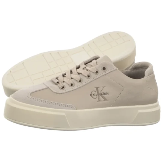 Zdjęcie produktu Sneakersy Basket Cups Lup Wt Lth Su Stony Beige / Marshmallow HW0HW02984 066 (CK737-b) Calvin Klein