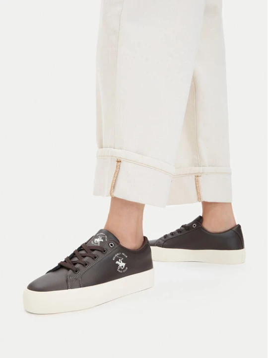 Zdjęcie produktu Sneakersy Beverly Hills Polo Club CEO-BHPC040W Brązowy ciemny