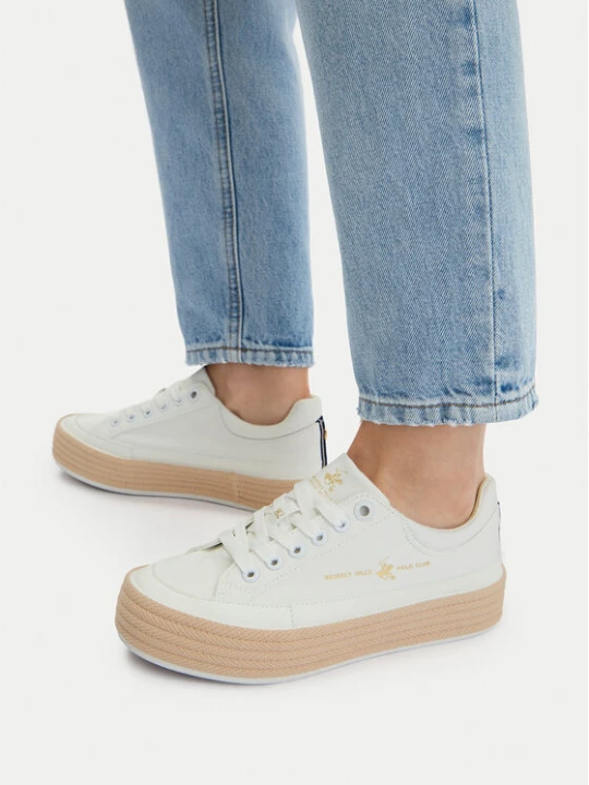 Zdjęcie produktu Sneakersy Beverly Hills Polo Club CEO-WSS21536-01 Biały