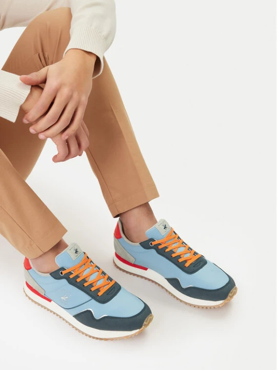 Zdjęcie produktu Sneakersy Beverly Hills Polo Club EO-GUIDIO-01 Niebieski