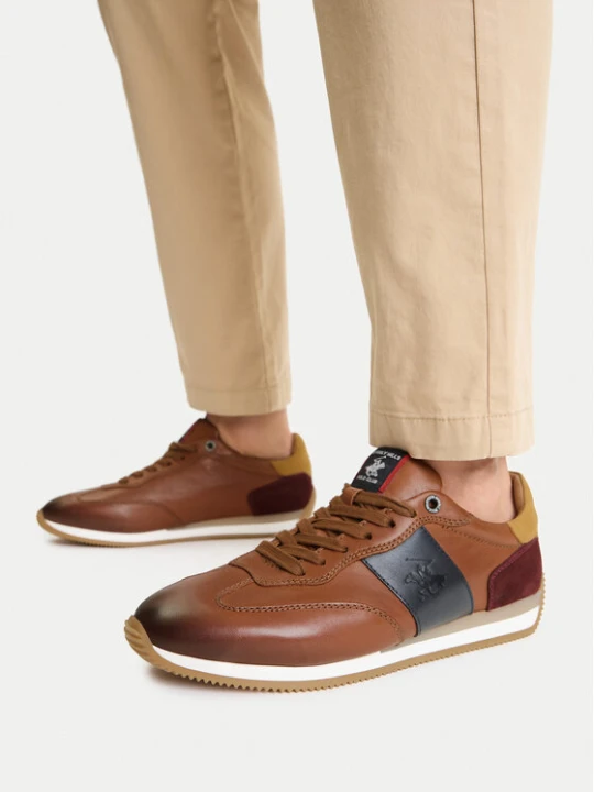 Zdjęcie produktu Sneakersy Beverly Hills Polo Club EO-SCOTT-10 MI08 Brązowy
