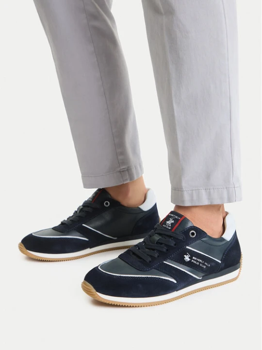 Zdjęcie produktu Sneakersy Beverly Hills Polo Club EO-SCOTT-12 MI08 Granatowy