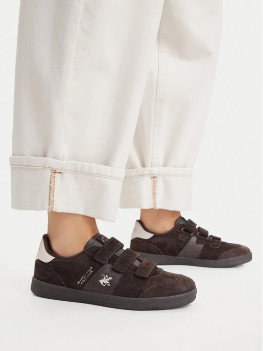 Zdjęcie produktu Sneakersy Beverly Hills Polo Club EO-WP40-LC-250901N Brązowy ciemny