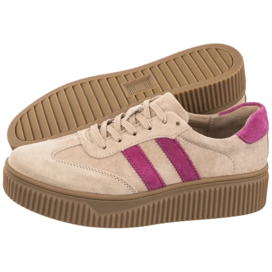 Zdjęcie produktu Sneakersy Beżowe DP6776 / 25 BE FH (FO138-a) Filippo