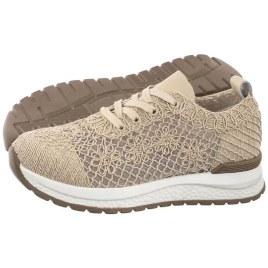 Zdjęcie produktu Sneakersy Beżowe DP7615 / 26 BE (FO230-a) Filippo