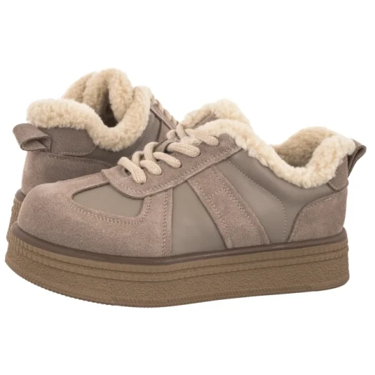 Zdjęcie produktu Sneakersy Beżowe DP7948 / 26 BE (FO268-a) Filippo