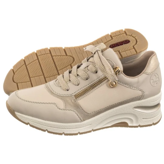 Zdjęcie produktu Sneakersy Beżowe N9301-60 Beige (RI155-a) Rieker