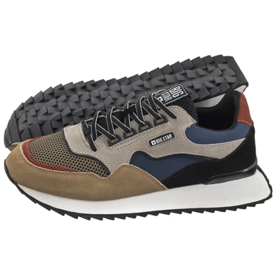 Zdjęcie produktu Sneakersy Beżowe / Niebieskie NN174320 (BI547-a) Big Star