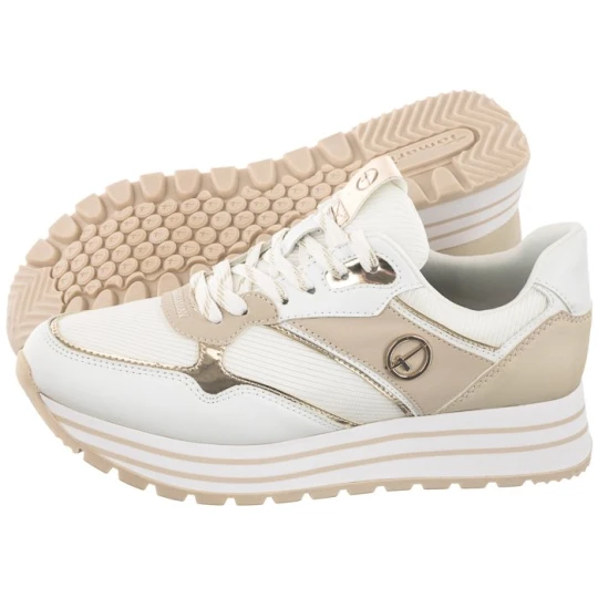 Zdjęcie produktu Sneakersy Białe 1-23706-20 193 Wht / Lt Gold (TM423-b) Tamaris