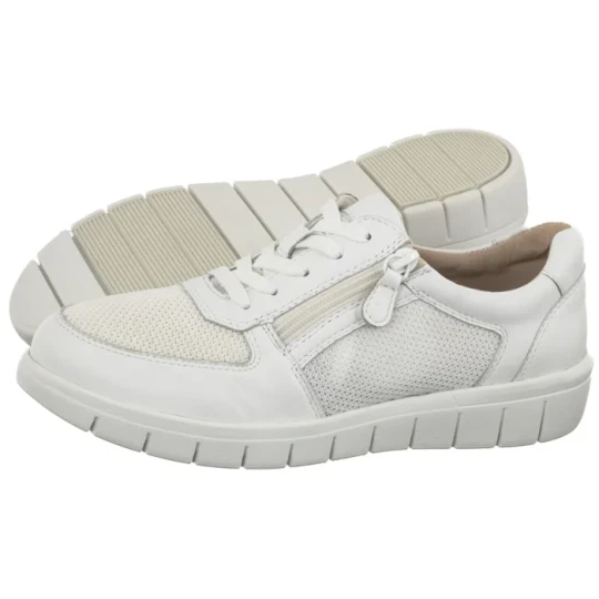 Zdjęcie produktu Sneakersy Białe 9-23700-42 133 White Nappa (CP456-a) Caprice