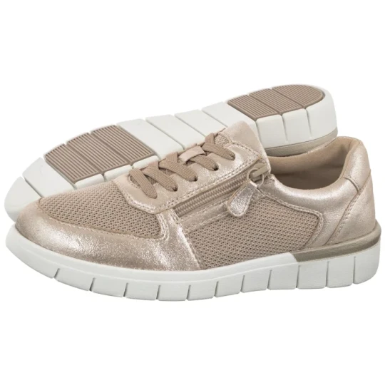 Zdjęcie produktu Sneakersy Białe 9-23700-42 345 Taupe Comb (CP456-b) Caprice