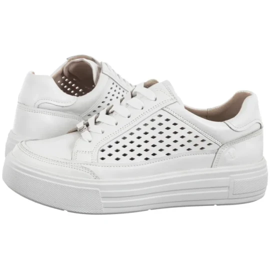 Zdjęcie produktu Sneakersy Białe 9-23719-44 102 White Nappa (CP435-a) Caprice