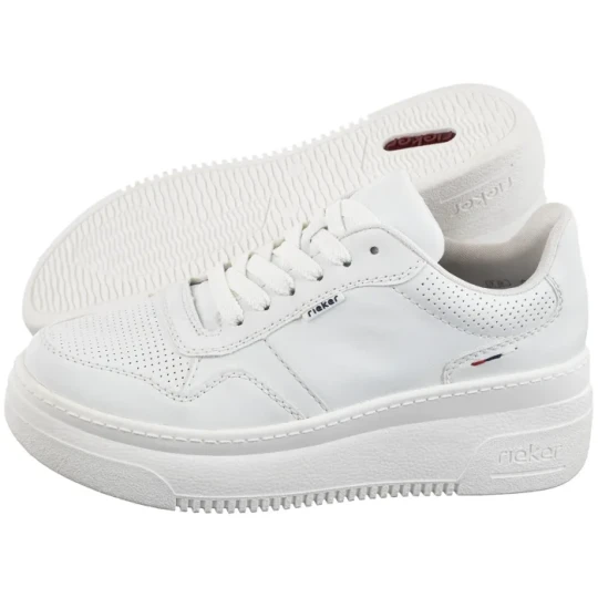 Zdjęcie produktu Sneakersy Białe M7811-80 White (RI234-a) Rieker