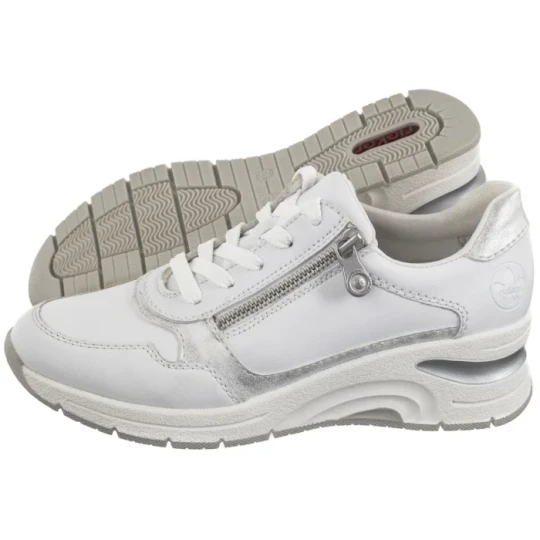 Zdjęcie produktu Sneakersy Białe N9301-80 White (RI155-b) Rieker
