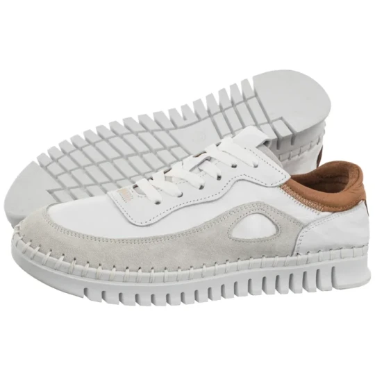 Zdjęcie produktu Sneakersy Białe V408-03766-09WBR (VE910-a) Venezia