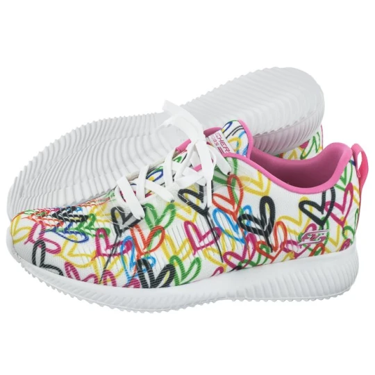 Zdjęcie produktu Sneakersy Bobs Squad Starry Love White / Multi 117092 / WMLT (SK150-a) Skechers
