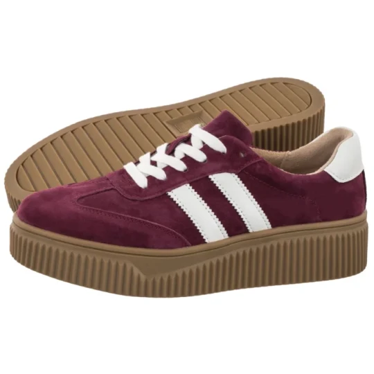 Zdjęcie produktu Sneakersy Bordowe DP6776 / 26 BG (FO138-j) Filippo