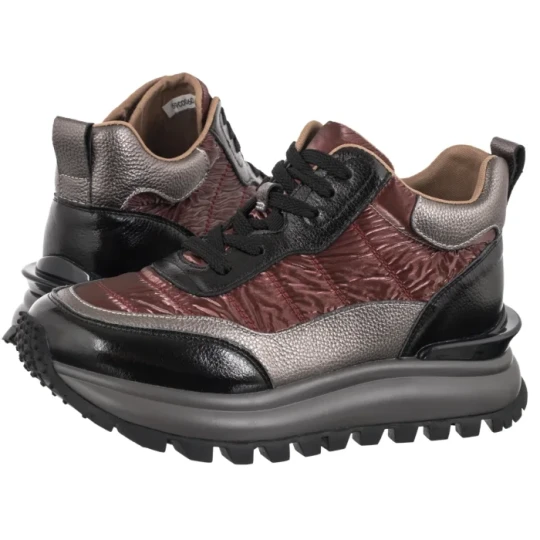 Zdjęcie produktu Sneakersy Brązowe / Czarne 59C0060 (AR232-a) Artiker
