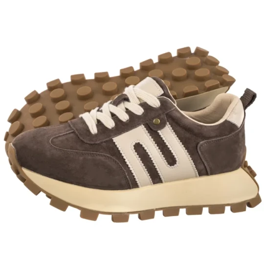 Zdjęcie produktu Sneakersy Brązowe V408-00400-02BRO (VE868-a) Venezia