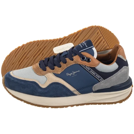 Zdjęcie produktu Sneakersy Buster Pro Combi M Ocean Blue PMS60041 588 (PE22-a) Pepe Jeans