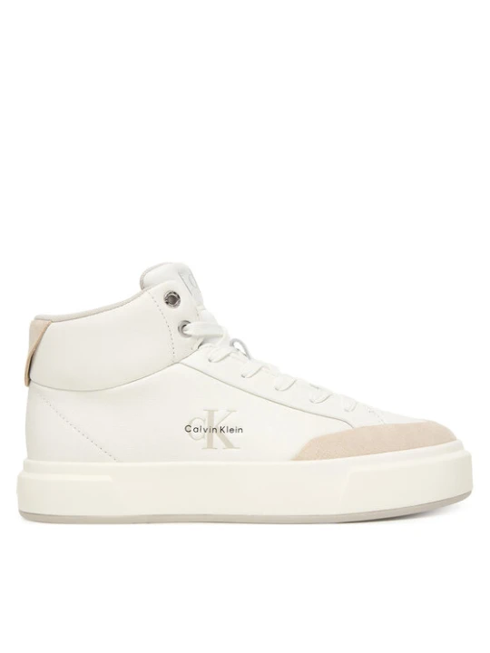 Zdjęcie produktu Sneakersy Calvin Klein Basket Cups High Laceup Lth Mix YW0YW02024 Biały