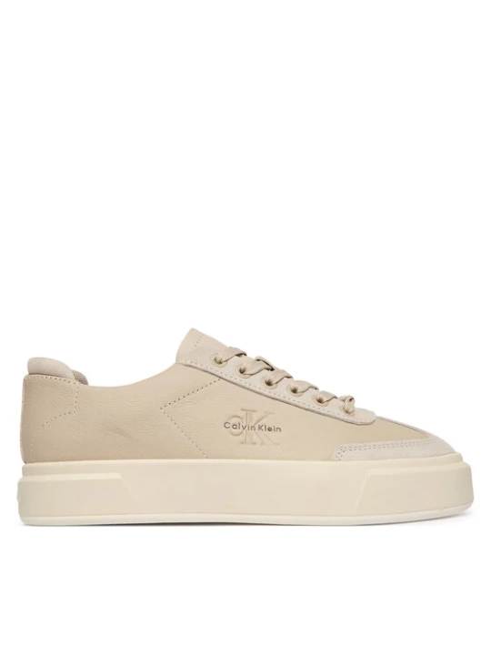 Zdjęcie produktu Sneakersy Calvin Klein Basket Cups Lup Wt Lth Su HW0HW02984 Beżowy