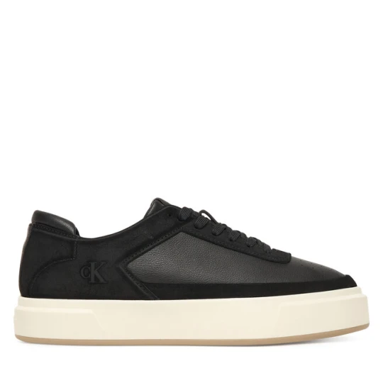 Zdjęcie produktu Sneakersy Calvin Klein Basket Cupsole Laceup Lth-Nu YM0YM01354 Czarny