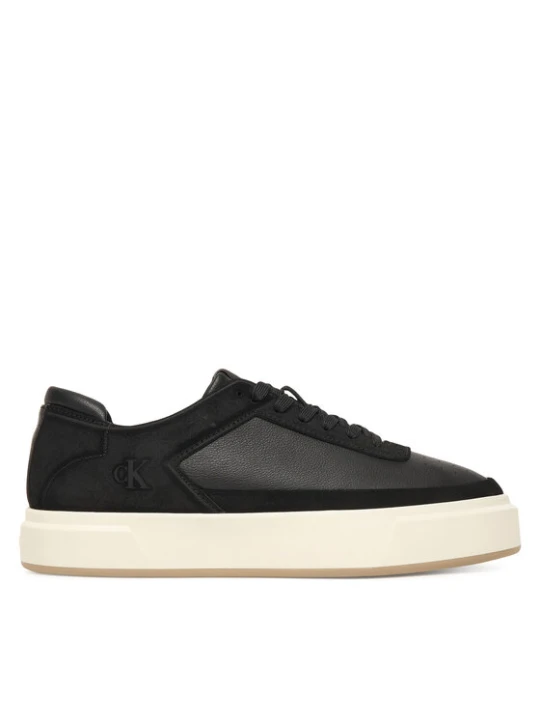 Zdjęcie produktu Sneakersy Calvin Klein Basket Cupsole Laceup Lth-Nu YM0YM01354 Czarny