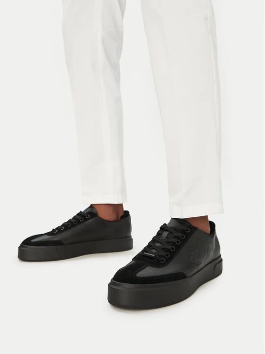 Zdjęcie produktu Sneakersy Calvin Klein Basket Cupsole Lup Wt Lth HM0HM02133 Czarny