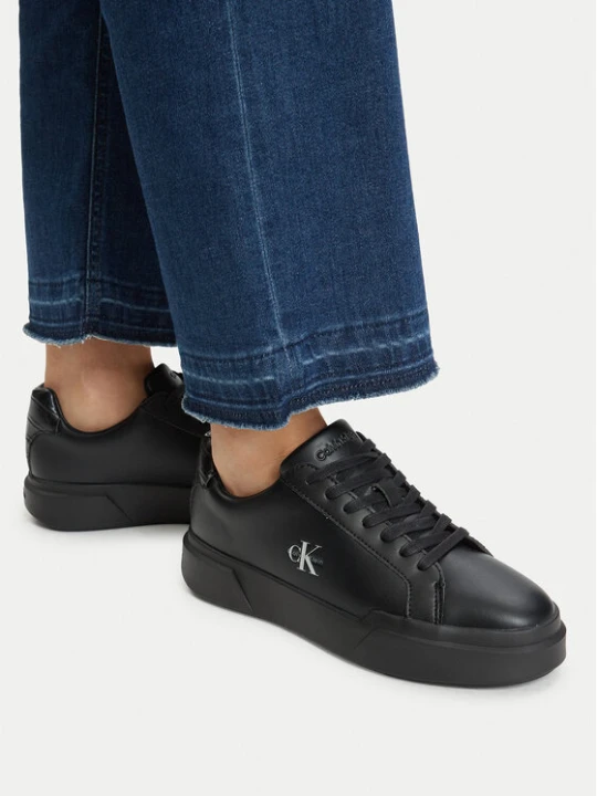 Zdjęcie produktu Sneakersy Calvin Klein Chunky Cups Laceup Lth Bt Croc HW0HW03223 Czarny