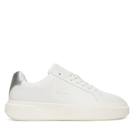 Zdjęcie produktu Sneakersy Calvin Klein Chunky Cupsole Lace Up Lth Met YW0YW01948 Biały