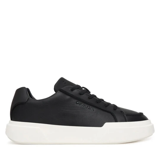 Zdjęcie produktu Sneakersy Calvin Klein Chunky Cupsole Lace Up Lth Pinch YM0YM01454 Czarny