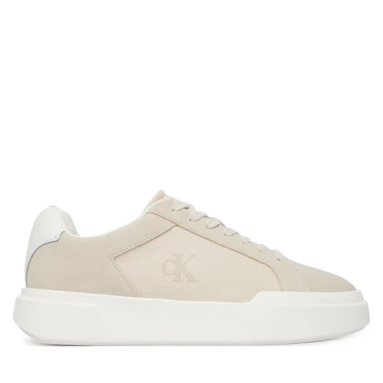 Zdjęcie produktu Sneakersy Calvin Klein Chunky Cupsole Laceup Cv Mix HM0HM02238 Beżowy