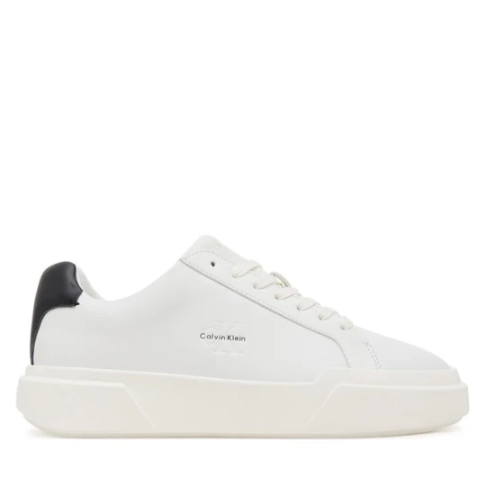 Zdjęcie produktu Sneakersy Calvin Klein Chunky Cupsole Laceup Lth Wn YW0YW01947 Biały