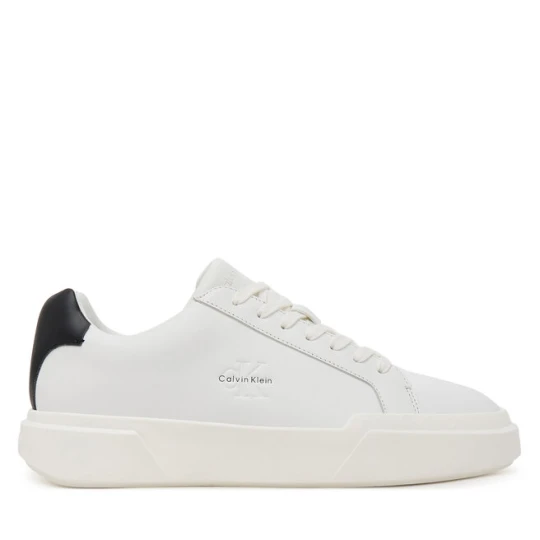 Zdjęcie produktu Sneakersy Calvin Klein Chunky Cupsole Laceup Lth YM0YM01344 Biały