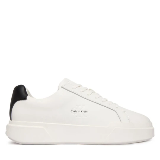 Zdjęcie produktu Sneakersy Calvin Klein Chunky Cupsole Laceup Lth YM0YM01344 Biały