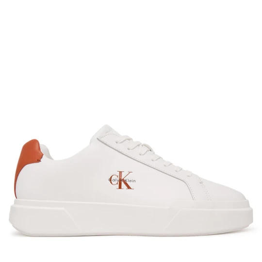 Zdjęcie produktu Sneakersy Calvin Klein Chunky Cupsole Laceup Lth YM0YM01344 Biały