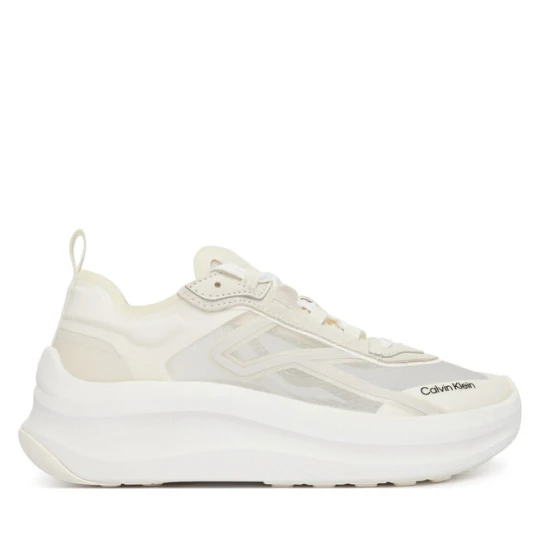 Zdjęcie produktu Sneakersy Calvin Klein Chunky Run Ckstripe Lup Rip HW0HW03005 05Z Écru Kremowy