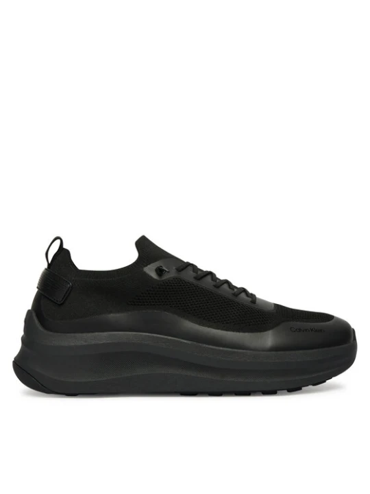 Zdjęcie produktu Sneakersy Calvin Klein Chunky Runner Lace Up Sock Knit YM0YM01457 Czarny