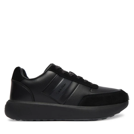 Zdjęcie produktu Sneakersy Calvin Klein City Runner Laceup Tape Lth HM0HM02033 Czarny