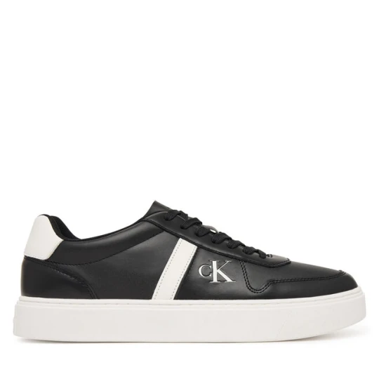 Zdjęcie produktu Sneakersy Calvin Klein Classic Cups Lace Lth Emb Tongue HM0HM02237 Czarny