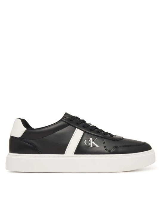 Zdjęcie produktu Sneakersy Calvin Klein Classic Cups Lace Lth Emb Tongue HM0HM02237 Czarny