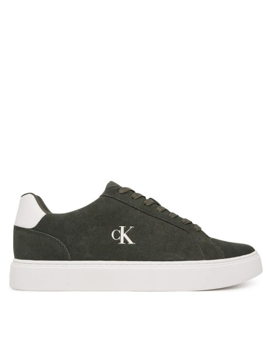 Zdjęcie produktu Sneakersy Calvin Klein Classic Cupsole Laceup Su YM0YM01434 Beżowy Zielony