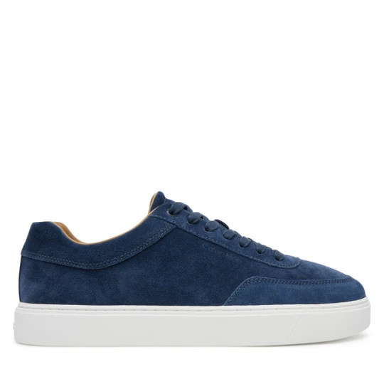 Zdjęcie produktu Sneakersy Calvin Klein Clean Cup Low Laceup Oxf Su HM0HM01880 Granatowy