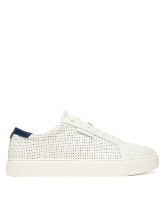 Zdjęcie produktu Sneakersy Calvin Klein Clean Cup Low Laceup Perf Lth HM0HM01870 Biały
