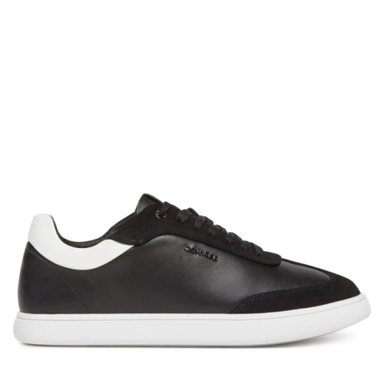 Zdjęcie produktu Sneakersy Calvin Klein Cupsole Lace Up - Lth Sue Mix HW0HW02435 Czarny